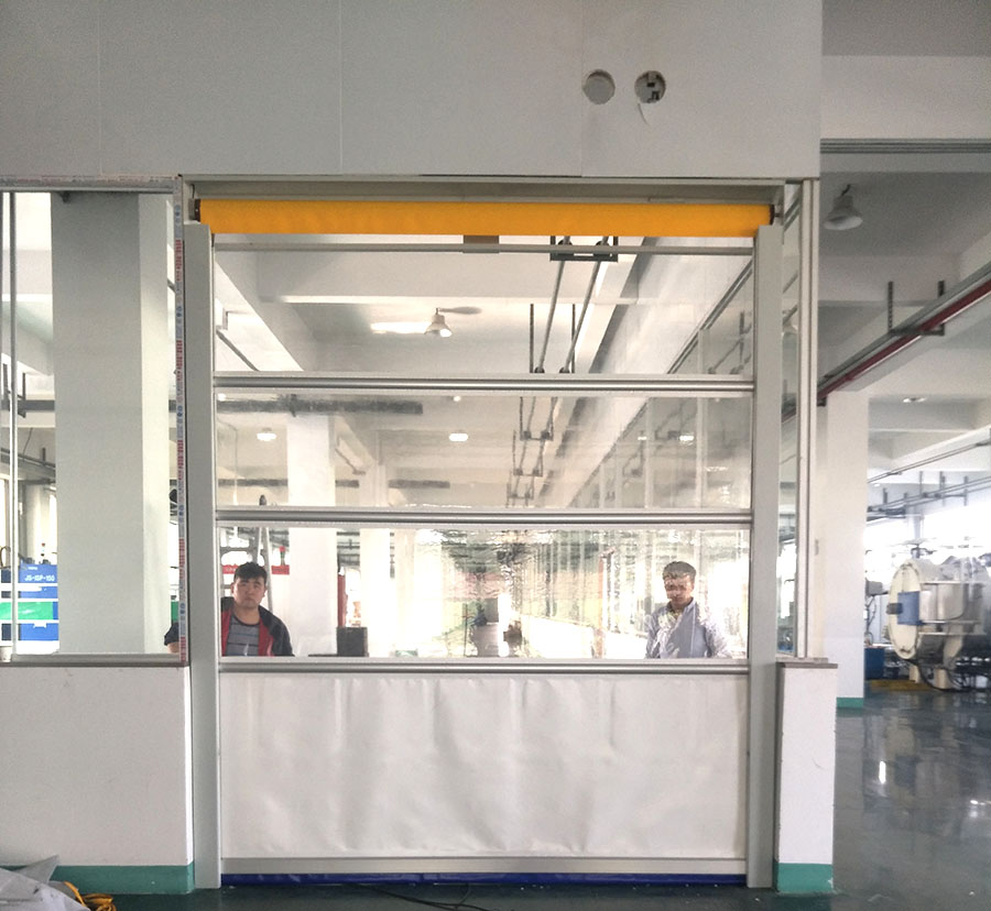 PVC低速密封卷簾門
